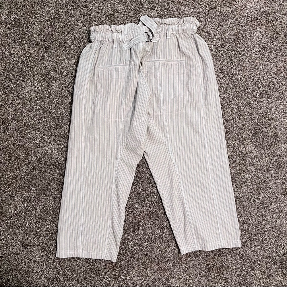 Free People Striped Cream Pants - Picture 7 of 10